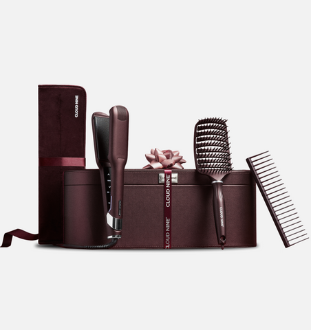 Luxury Dark Burgundy Wide Iron Plancha